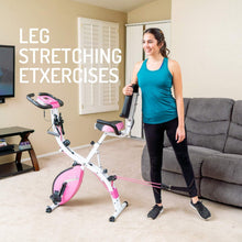 
                        
                          Cargar imagen en el visor de la galería, PLENY 3-in-1 Total Body Workout Exercise Bike w/Backlit Screen, High Backrest, Adjustable Resistance Bands for Arm &amp; Leg, and 300 lbs Weight Support - JOY2ESpree
                        
                      