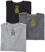 
                        
                          Cargar imagen en el visor de la galería, Polo Ralph Lauren Men's Classic Fit w/Wicking 3-Pack V-Necks
                        
                      