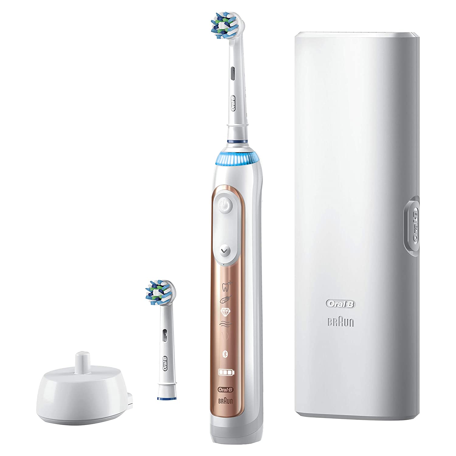 Electric Toothbrush, Oral-B Pro 7000 SmartSeries Black Electronic Power Rechargeable Toothbrush
