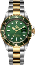 
                        
                          Cargar imagen en el visor de la galería, Mens Luxury Watches Ceramic Bezel Sapphire Glass Luminous Quartz Silver Gold Two Tone Stainless Steel Watch
                        
                      