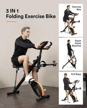 
                        
                          Muat gambar ke penampil Galeri, UREVO Stationary Exercise Bike Foldable 3 in 1 Magnetic Upright Bike Indoor Cycling Bike Squat Machine Row - JOY2ESpree
                        
                      