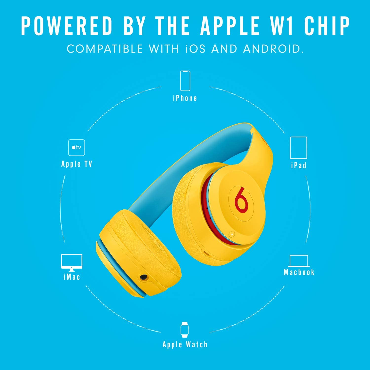 Beats Solo3 Wireless On-Ear Headphones - Apple W1 Headphone Chip, Class 1 Bluetooth, 40 Hours of Listening Time, Built-in Microphone - Satin Gold