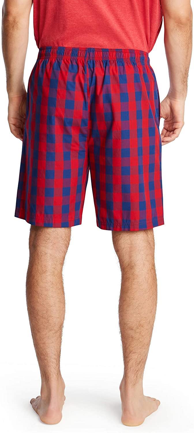 Nautica Men's Soft Woven 100% Cotton Elastic Waistband Sleep Pajama Short - JOY2ESpree