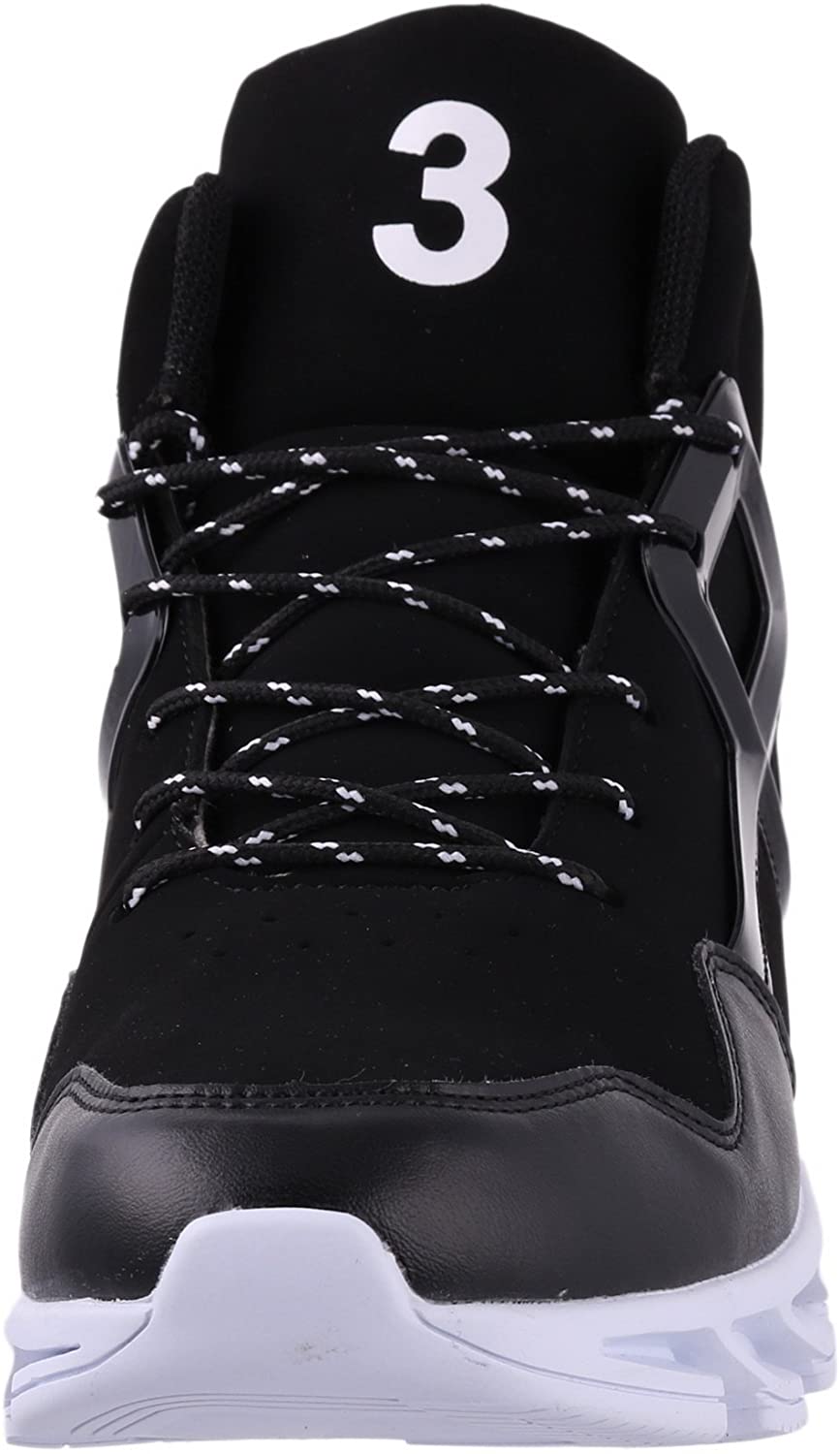 JOOMRA Men's Stylish Sneakers High Top Athletic-Inspired Shoes