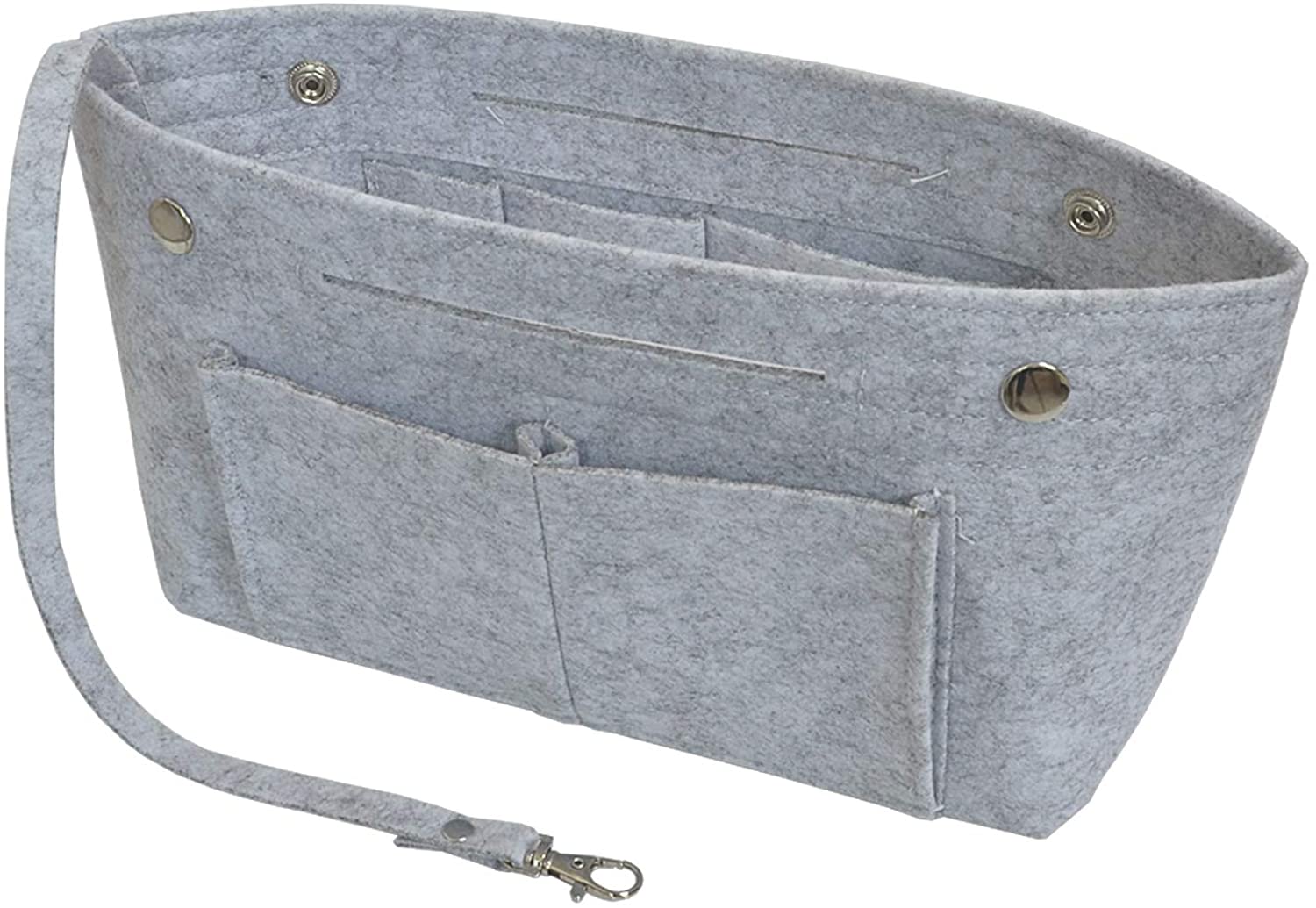 YIICOOLY Felt Tote Handbag Purse Organizer Insert Divider Shaper Bag in Bag