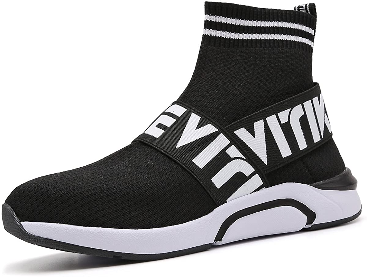 Women's Walking Shoes Running Shoes Socks Platform Fashion Mesh Sneakers Air Cushion Athletic Gym Casual Loafers Dance Hip-hop Shoes