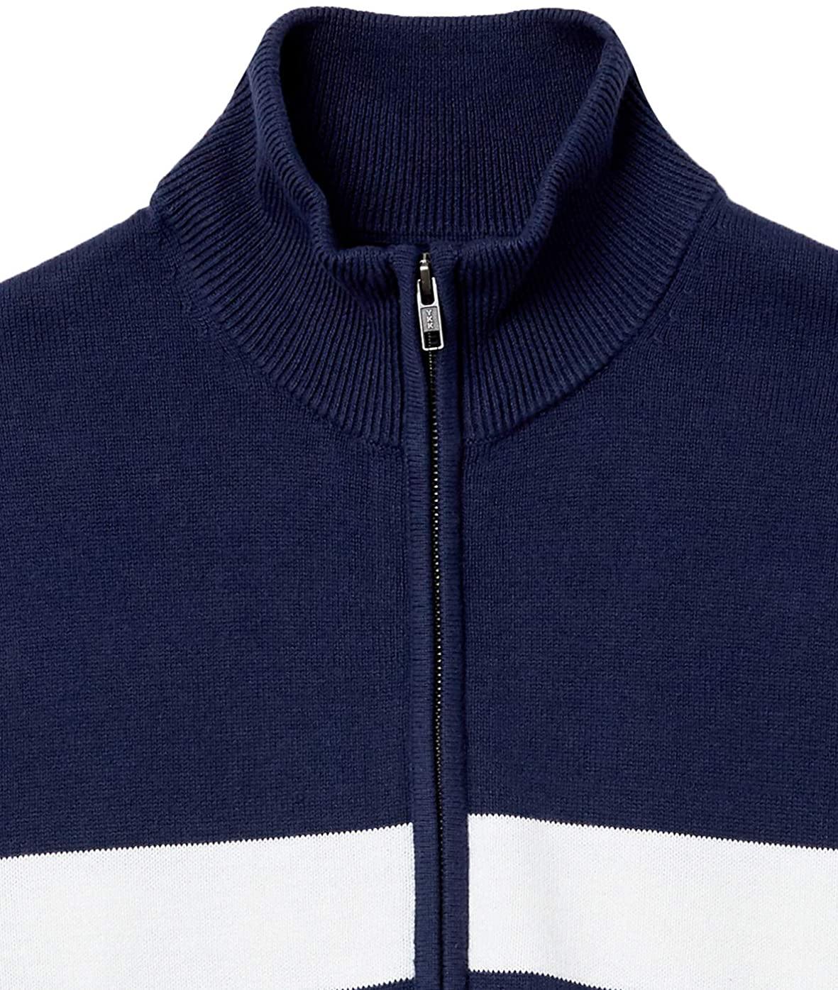 Amazon Essentials Men's Full-Zip Cotton Sweater
