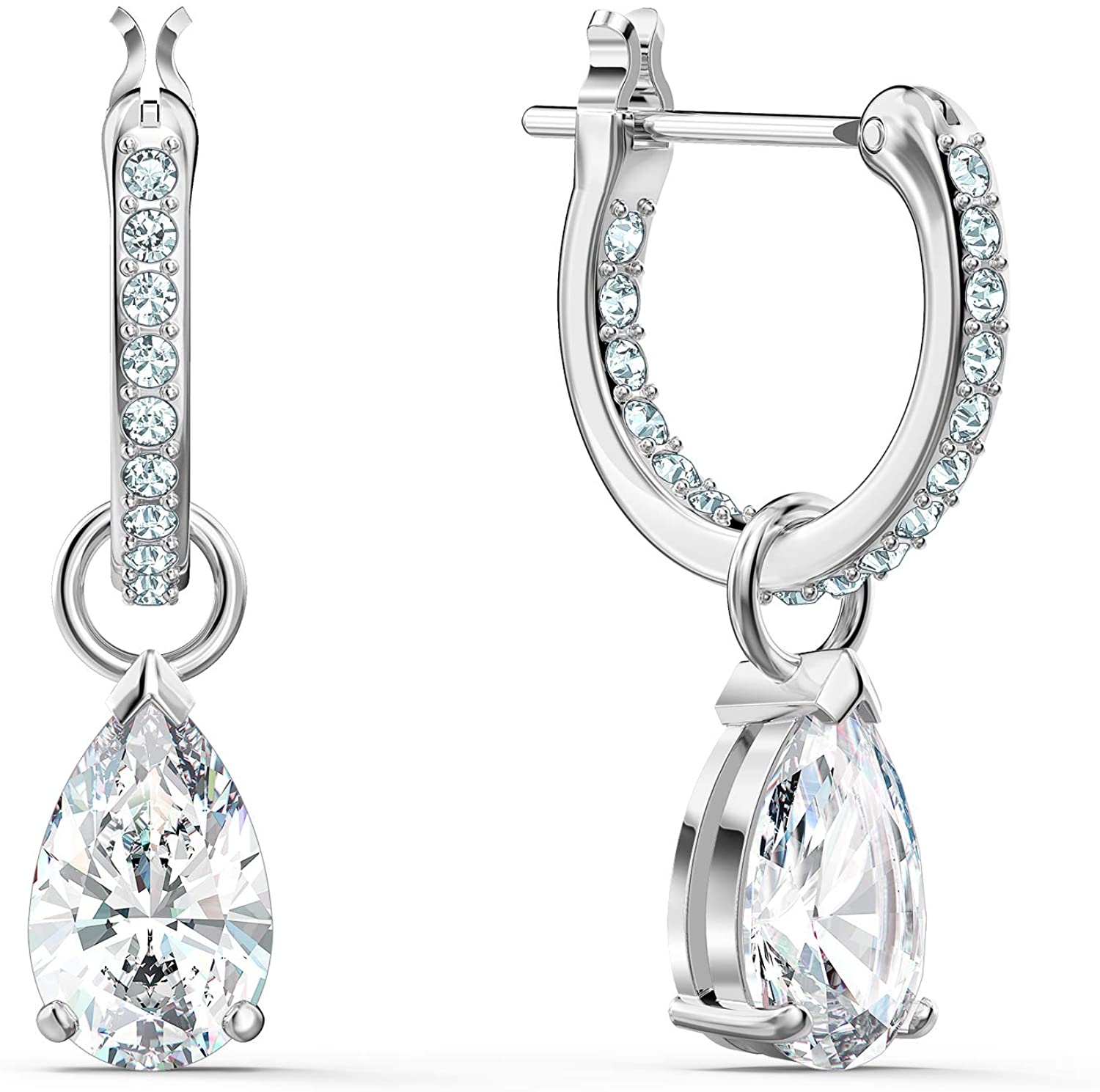 SWAROVSKI Women's Attract Crystal Jewelry Collection, Rhodium Finish - JOY2ESpree