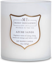 
                        
                          Load image into Gallery viewer, Manly Indulgence Sea Salt &amp; Ginger Scented Jar Candle, 15 Oz, White
                        
                      