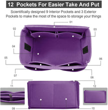 
                        
                          画像をギャラリービューアに読み込む, Purse Organizer Insert, Handbag &amp; Tote Organizer, Bag in Bag, Perfect for Speedy Neverfull and More
                        
                      