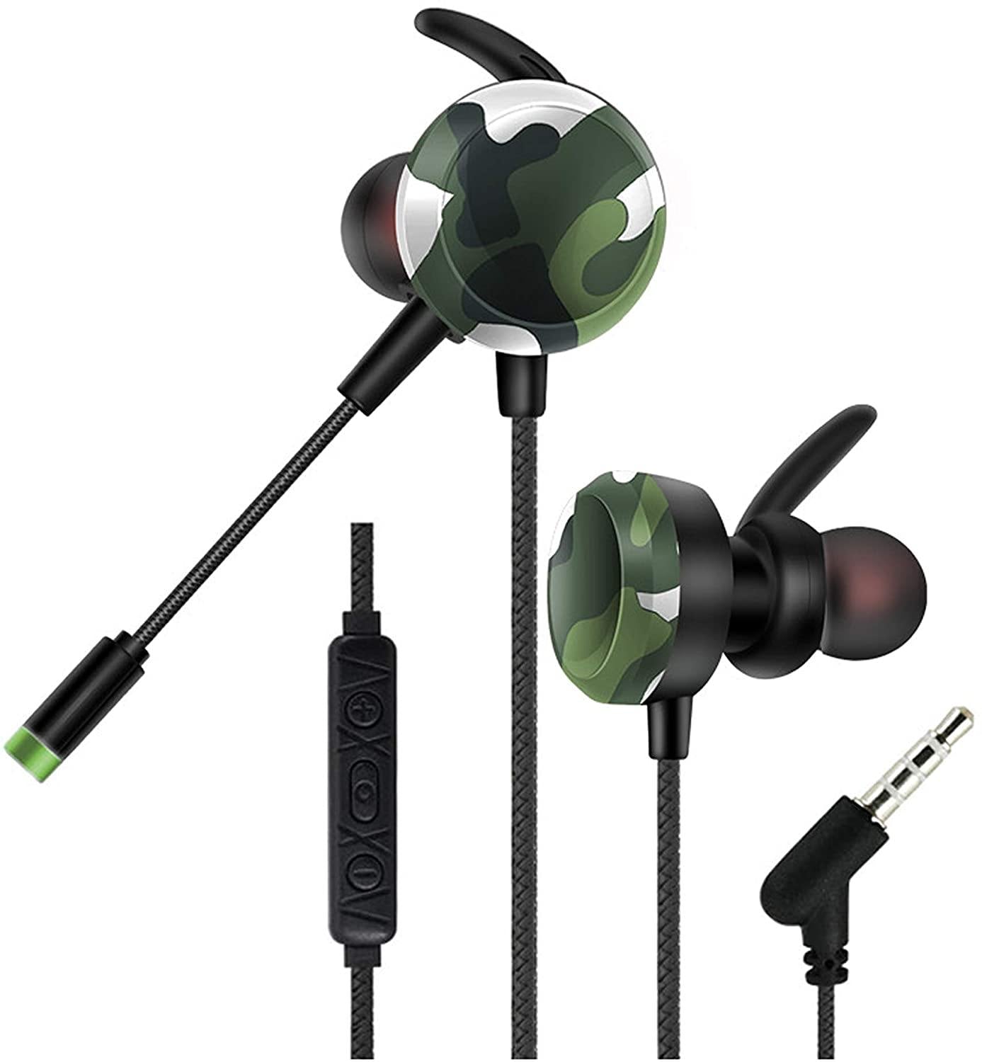 Dual Microphones Gaming Headphones with Siri Wake-up Noise Cancelling Stereo Bass Headphones for Mobile Gaming - JOY2ESpree