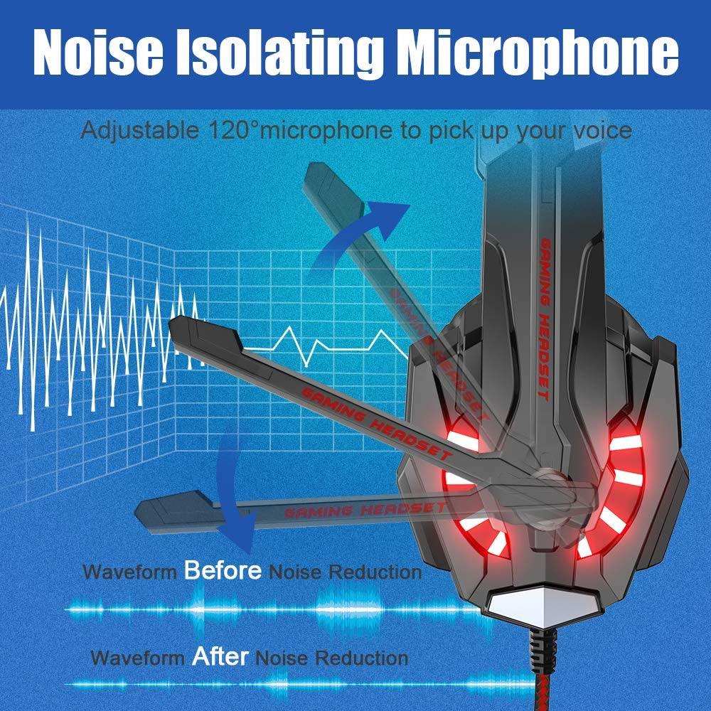 BENGOO G9000 Stereo Gaming Headset for PS4 PC Xbox One PS5 Controller - JOY2ESpree