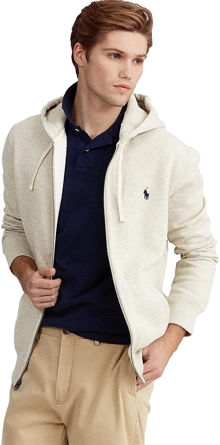 Ralph Lauren Polo Classic Full-Zip Fleece Hooded Sweatshirt