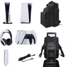 
                        
                          Load image into Gallery viewer, PS5 Carrying Case Portable Shockproof PS5 Travel Bag Compatible with Playstation 5 Console, 3 Layers Travel Backpack Large Capacity Storage Bag - JOY2ESpree
                        
                      