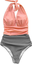 
                        
                          將圖片載入圖庫檢視器 CUPSHE Women's Halter One Piece Swimsuit Keeping You Accompained Swimwear
                        
                      