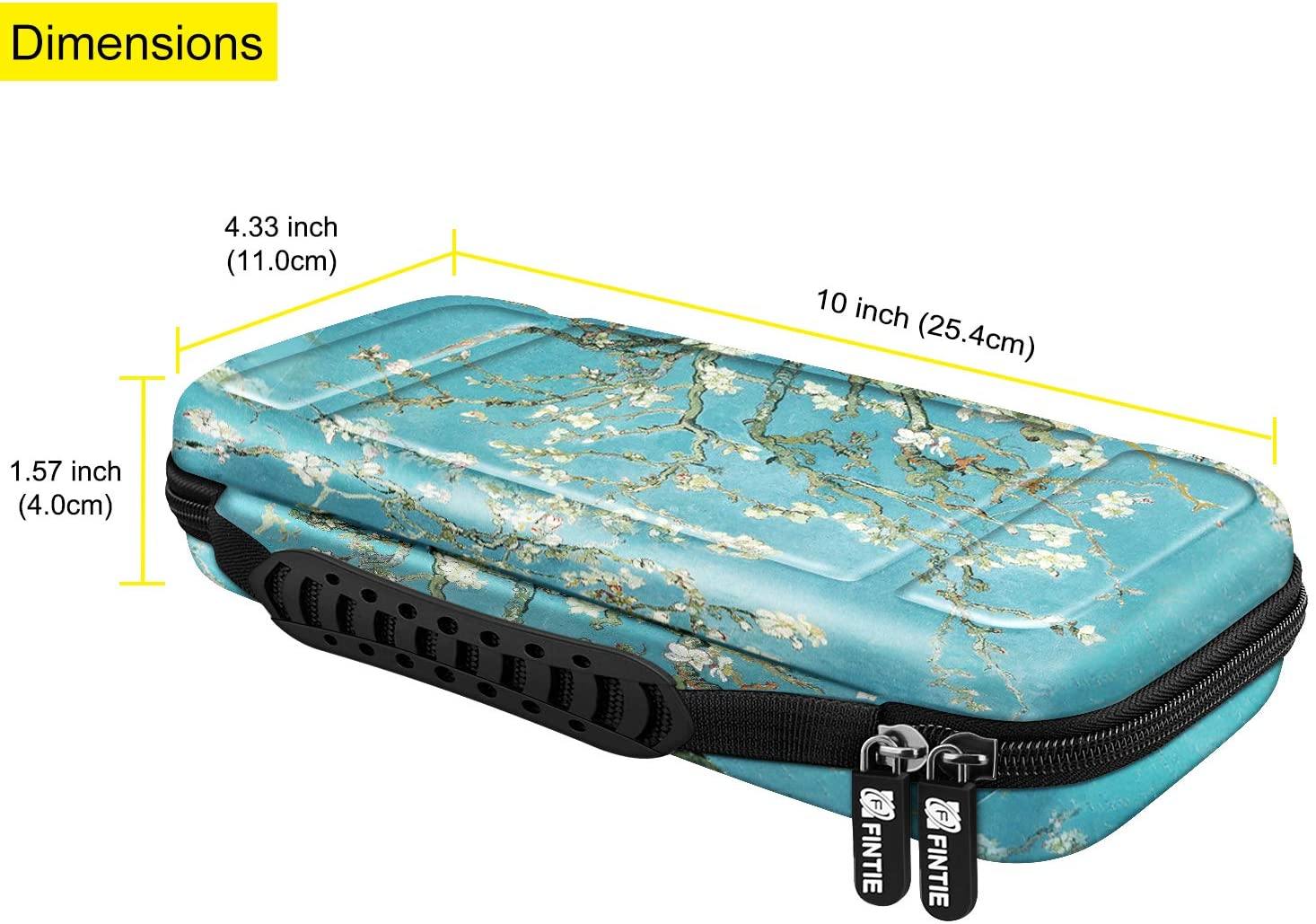 Fintie Carry Case for Nintendo Switch - [Shockproof] Hard Shell Protective Cover Travel Bag w/10 Game Card Slots - JOY2ESpree