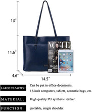 
                        
                          Cargar imagen en el visor de la galería, K.EYRE Women's Soft Faux Leather Tote Bag Purse Handbags Wallet Tote Shoulder Bag Purse Large Capacity
                        
                      