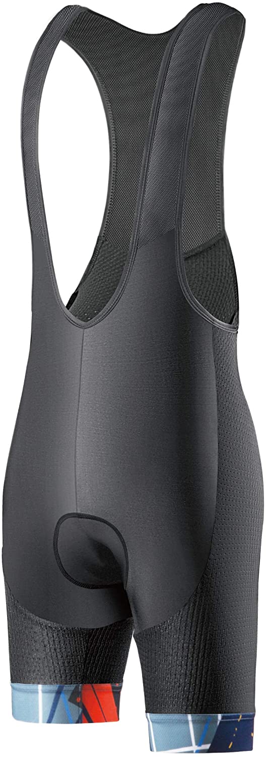 CEROTI Men Summer Mesh Cycling Bib Shorts Padded, Air Cool Carbon Bike Bibs, Lasting Compression PRO Bibs