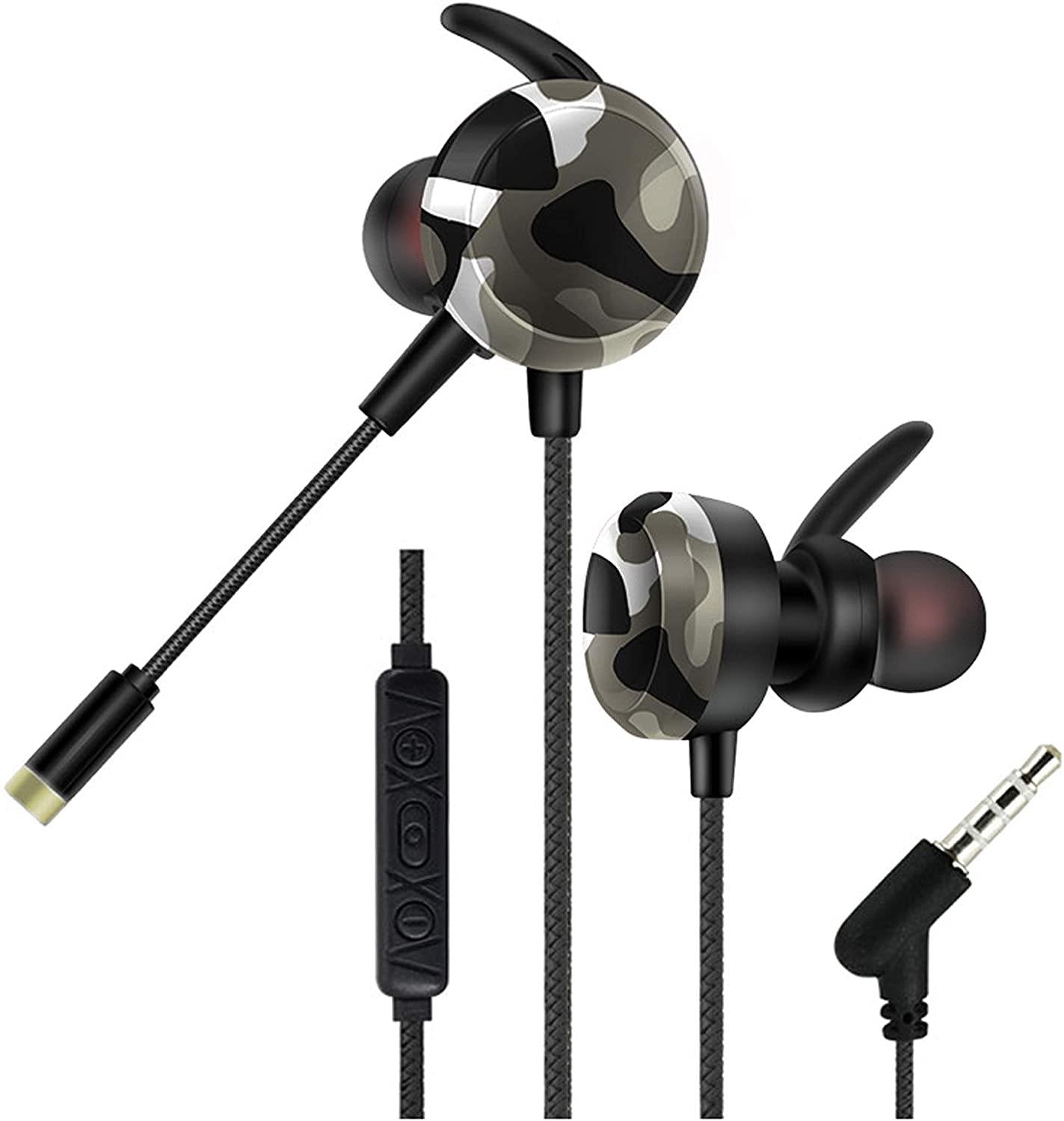 Dual Microphones Gaming Headphones with Siri Wake-up Noise Cancelling Stereo Bass Headphones for Mobile Gaming - JOY2ESpree