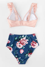 
                        
                          गैलरी व्यूवर में इमेज लोड करें, CUPSHE Women's High Waist Bikini Swimsuit Ruffle Floral Print Two Piece Bathing Suit
                        
                      
