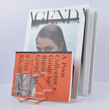 
                        
                          Load image into Gallery viewer, File Sorter Organizer 5 Section Iron Wire Book Ends Magazine Holder Rack Desktop Book Stand to Storage Mail,Paper,Document,Folder,Record - JOY2ESpree
                        
                      