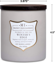 
                        
                          Load image into Gallery viewer, Manly Indulgence Sea Salt &amp; Ginger Scented Jar Candle, 15 Oz, White
                        
                      