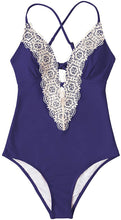 
                        
                          Muat gambar ke penampil Galeri, CUPSHE Fashion Women's Ladies Vintage Lace Bikini Sets Beach Swimwear Bathing Suit
                        
                      
