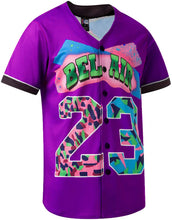 
                        
                          Muat gambar ke penampil Galeri, MOLPE 90s Hip Hop Clothing for Men and Women, Unisex Bel Air 23 Baseball Jersey, Mens Printed Urban Shirts for Party
                        
                      