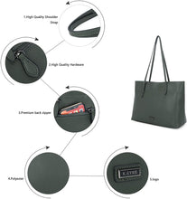 
                        
                          Cargar imagen en el visor de la galería, K.EYRE Women's Soft Faux Leather Tote Bag Purse Handbags Wallet Tote Shoulder Bag Purse Large Capacity
                        
                      