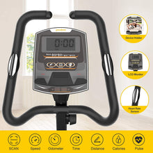 
                        
                          画像をギャラリービューアに読み込む, pooboo Magnetic Exercise Bike Upright Bike Stationary with Monitor &amp; Pad holder Home Workout - JOY2ESpree
                        
                      