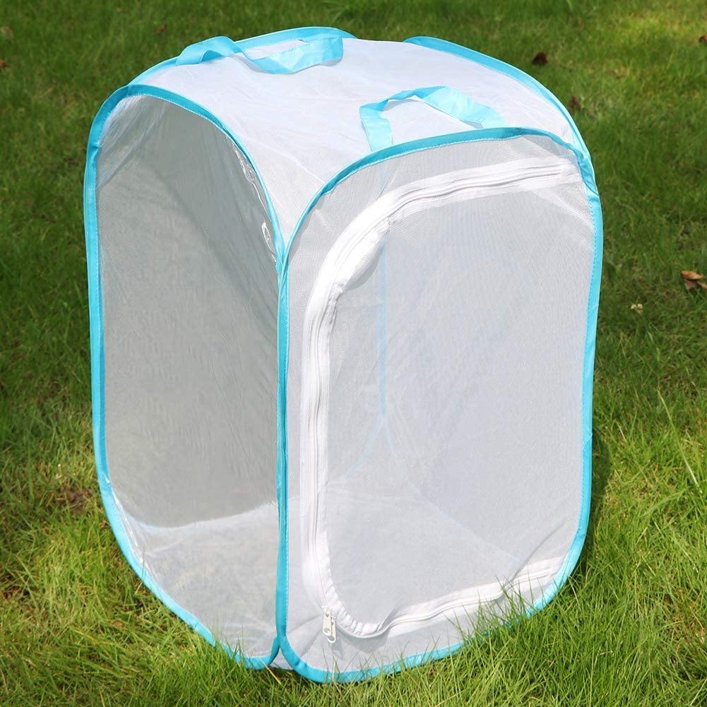 RESTCLOUD 36" Large Monarch Butterfly Habitat, Giant Collapsible Insect Mesh Cage Terrarium Pop-up 24 x 24 x 36 Inches - JOY2ESpree