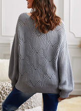 
                        
                          Muat gambar ke penampil Galeri, Dokotoo Womens Cute Soft Crewneck Long Sleeve Hollow Cable Knit Pullover Sweaters
                        
                      