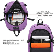 
                        
                          將圖片載入圖庫檢視器 Laptop Backpack,Business Travel Anti Theft Backpack for Men Women with USB Charging Port - JOY2ESpree
                        
                      