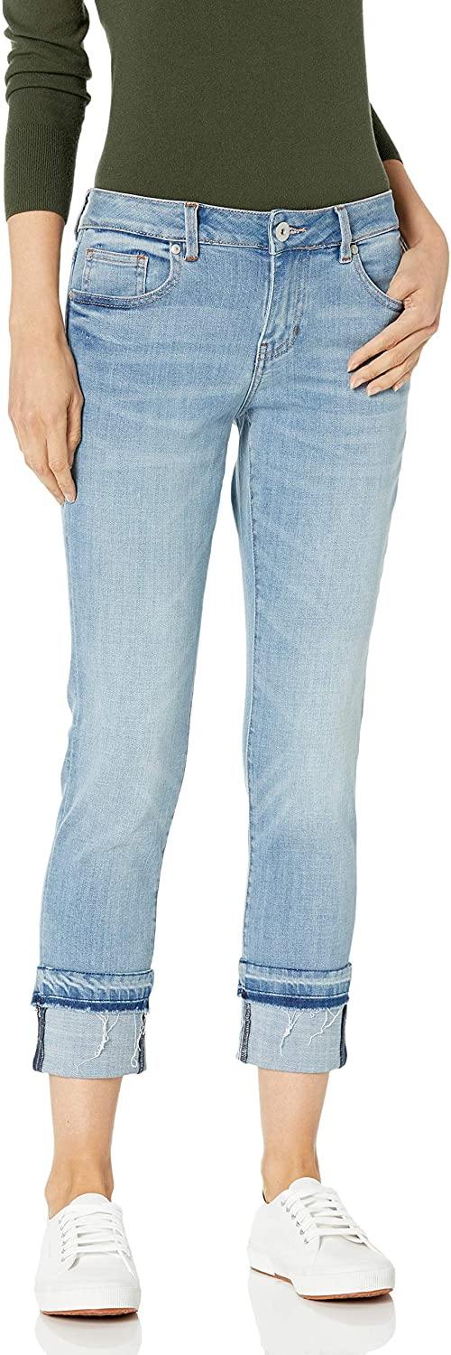 Jag Jeans Women's Carter Girlfriend W/Cuff Detail Jean