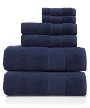 
                        
                          Muat gambar ke penampil Galeri, Ralph Lauren Sanders Towel 6 Piece Set Club Navy - 2 Bath Towels, 2 Hand Towels, 2 Washcloths
                        
                      
