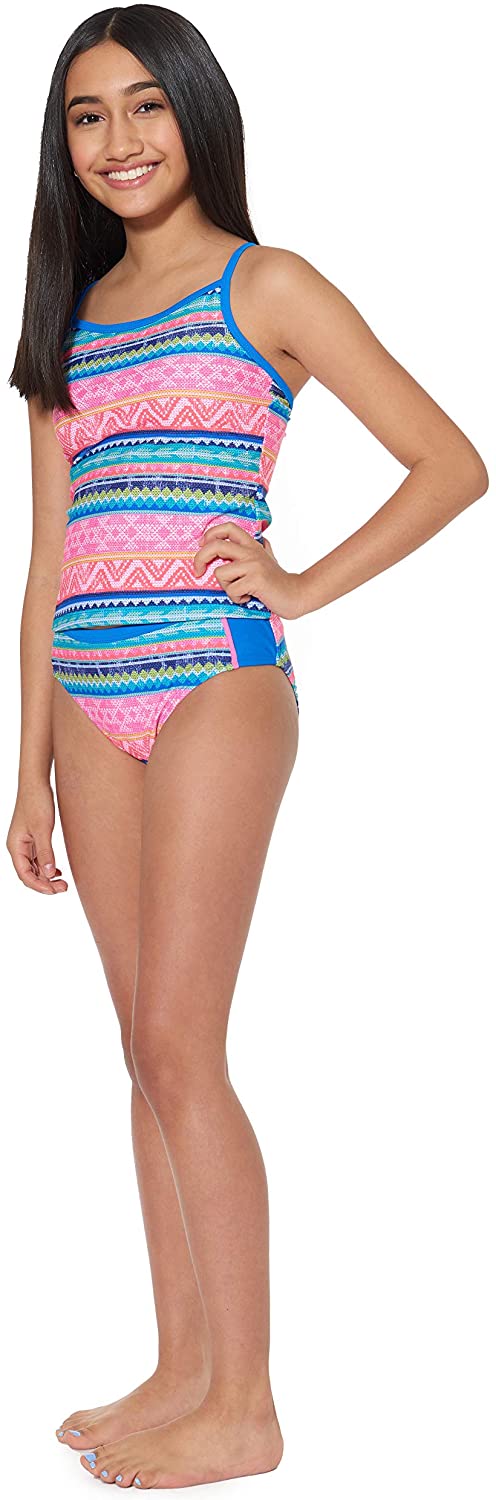 Tommy Bahama Girls' Two-Piece Bikini Swimsuit Bathing Suit
