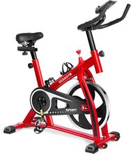 
                        
                          Cargar imagen en el visor de la galería, Indoor Cycling Bike Exercise Bike Stationary Bikes with Comfortable Seat Cushion &amp; LCD Monitor for Home Office Fitness Cardio Workout - JOY2ESpree
                        
                      