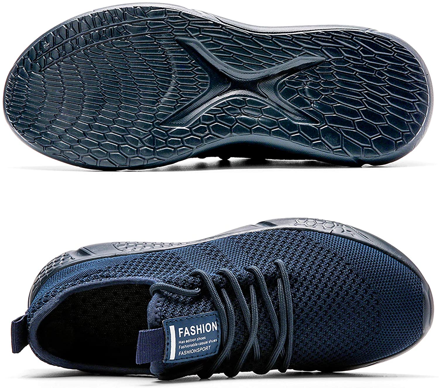 Damyuan Men's Sport Gym Running Shoes Walking Shoes Casual Lace Up Lightweight