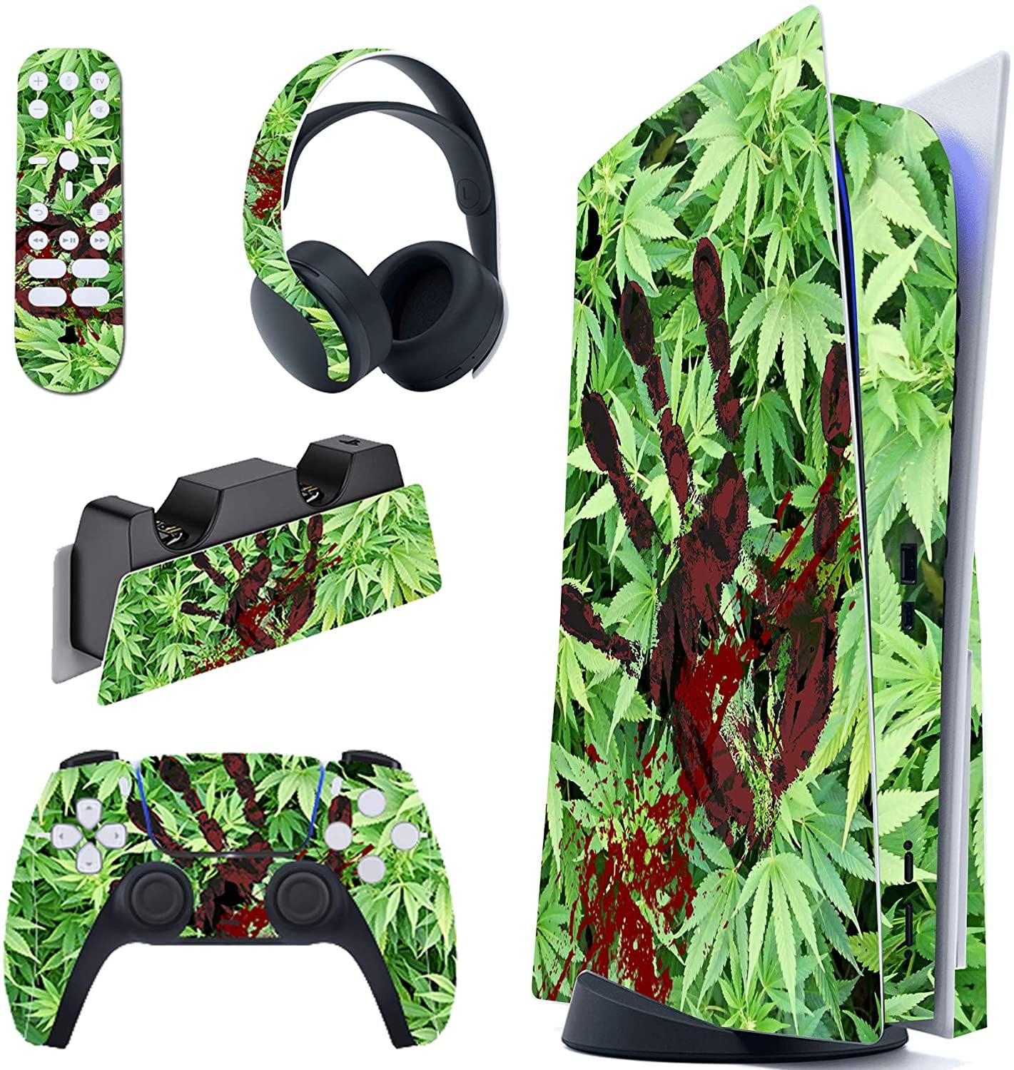 PlayVital Colorful Triangle Full Set Skin Decal for PS5 Console Disk Edition - JOY2ESpree