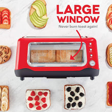 
                        
                          Cargar imagen en el visor de la galería, Dash Clear View Toaster: Extra Wide Slot Toaster with Stainless Steel Accents + See Through Window - JOY2ESpree
                        
                      