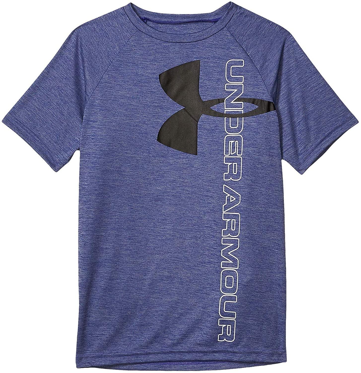 Under Armour Boys' Tech Split Logo Hybrid T-Shirt - JOY2ESpree