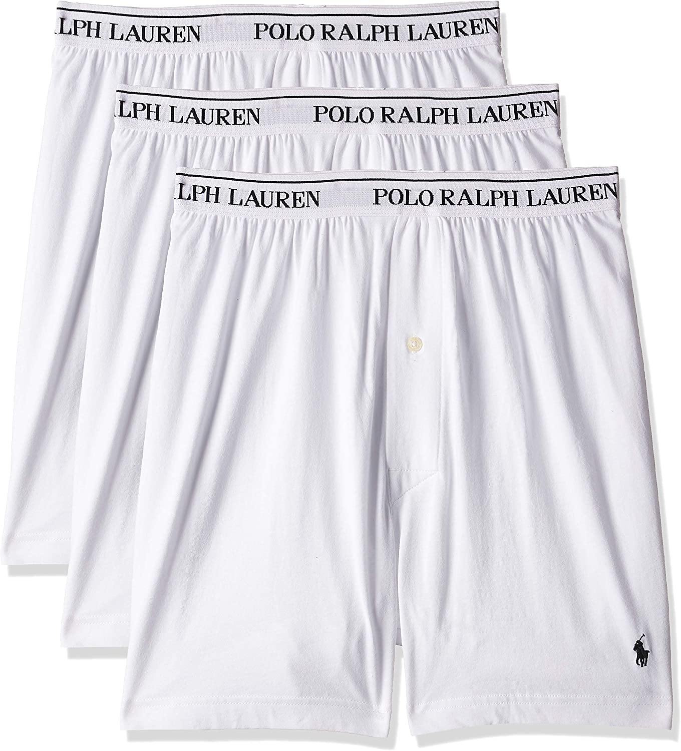 Polo Ralph Lauren Classic Fit w/Wicking 3-Pack Knit Boxers