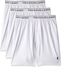 
                        
                          Load image into Gallery viewer, Polo Ralph Lauren Classic Fit w/Wicking 3-Pack Knit Boxers
                        
                      