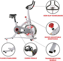 
                        
                          Cargar imagen en el visor de la galería, Sunny Health &amp; Fitness Indoor Cycling Exercise Stationary Bike with Digital Monitor - JOY2ESpree
                        
                      