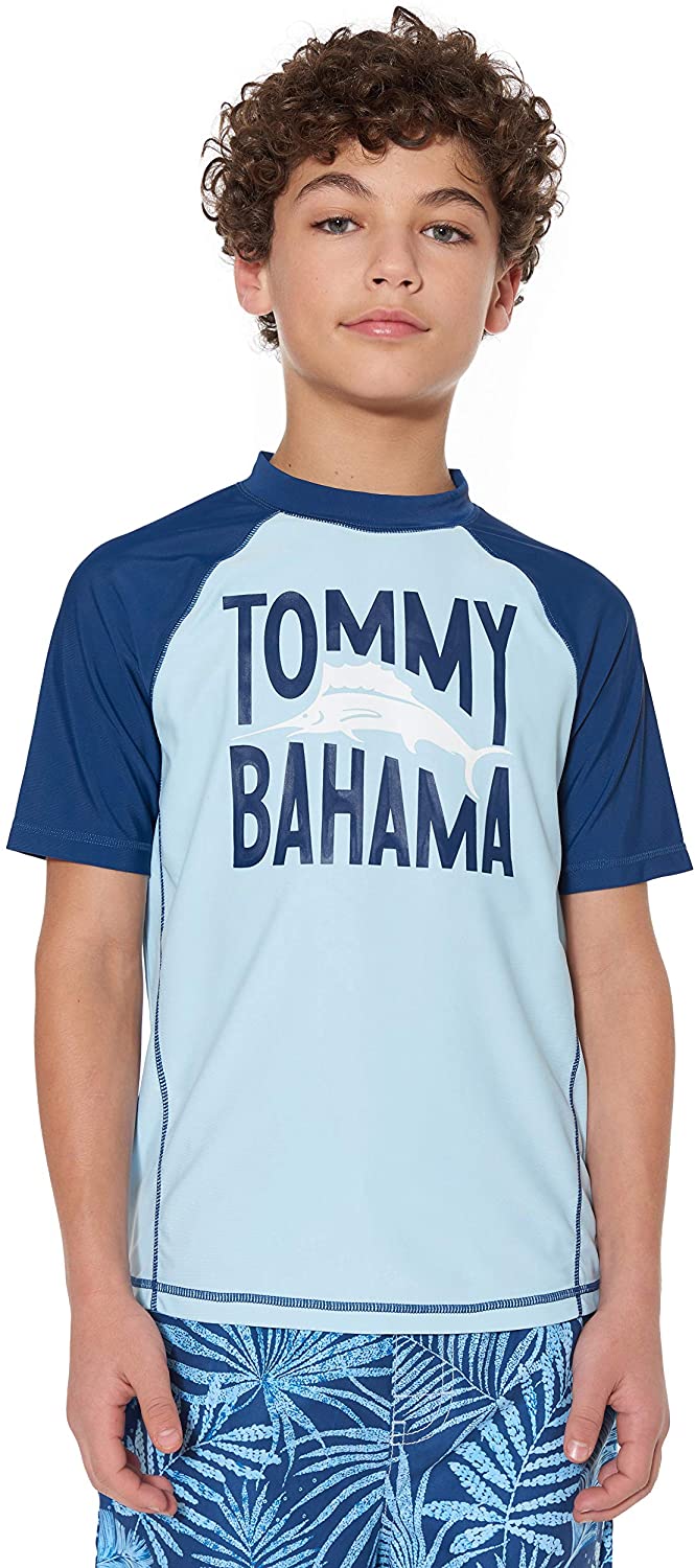 Tommy Bahama Boys' Rashguard Top Swim Shirt