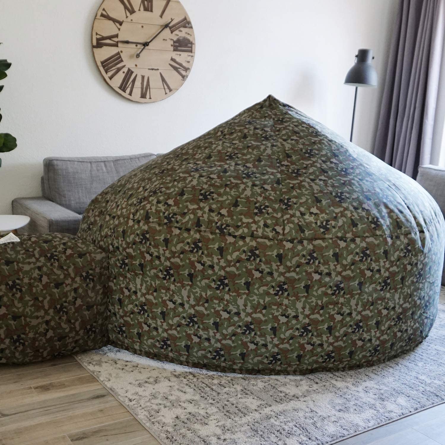 The Original AirFort Build A Fort in 30 Seconds, Inflatable Fort for Kids (Ocean Camo)