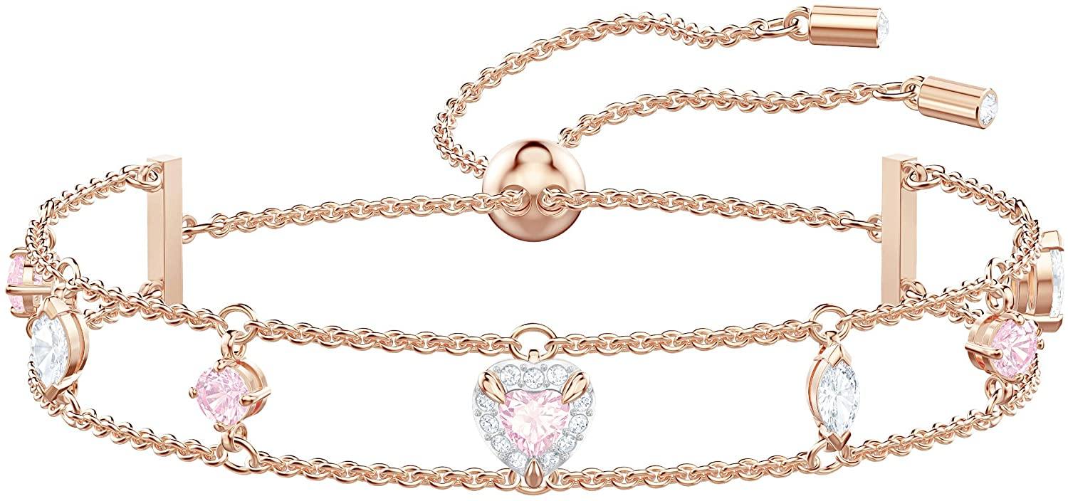 SWAROVSKI Women's One Heart Crystal Jewelry Collection, Rose Gold Tone Finish - JOY2ESpree