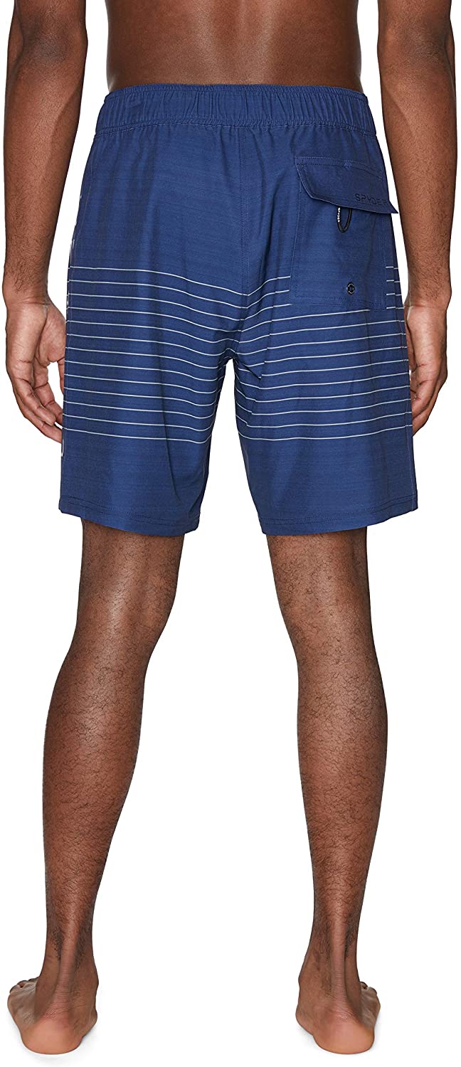 Spyder Men's 9" Striped Hybrid Board Shorts