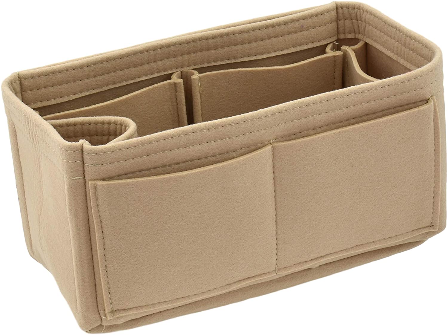 Felt Handbag Organizer Insert - Multi Pocket Bag and Tote Organizer Shaper Liner Insert