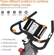 
                        
                          Cargar imagen en el visor de la galería, pooboo Indoor Exercise Bike Commercial Stationary Bike Belt Drive Indoor Cycling Bike - JOY2ESpree
                        
                      